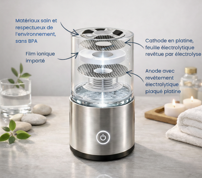 Bouteille d'eau à hydrogène